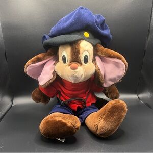 Vintage Sears 1986 Fievel MouseKewitz 22" An American Tail Plush Mouse Caltoy